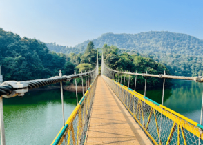 Shivapura Hanging Bridge - Dandeli Viewpoint Shivapura hanging bridge offering panoramic forest views near Dandeli