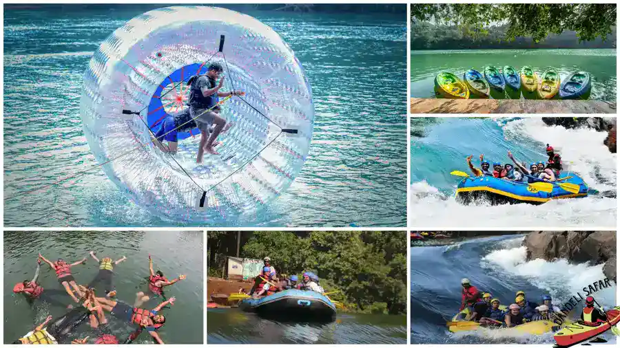 Thrilling water activities and river rafting on Kali River in Dandeli